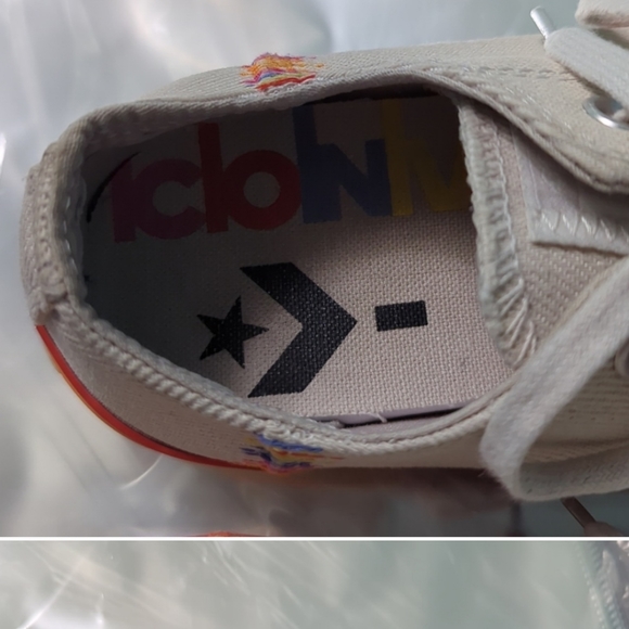 Converse Chuck Taylor All Star Lift Low Rainbow Vintage 🌈 White size 7 - Picture 4 of 16